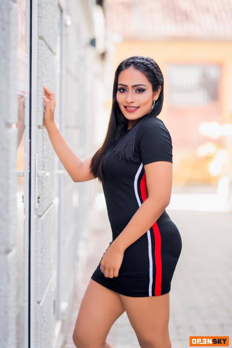 Roshini Perera Hot Black Dress