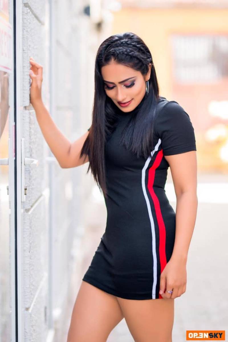 Roshini Perera Hot Black Dress