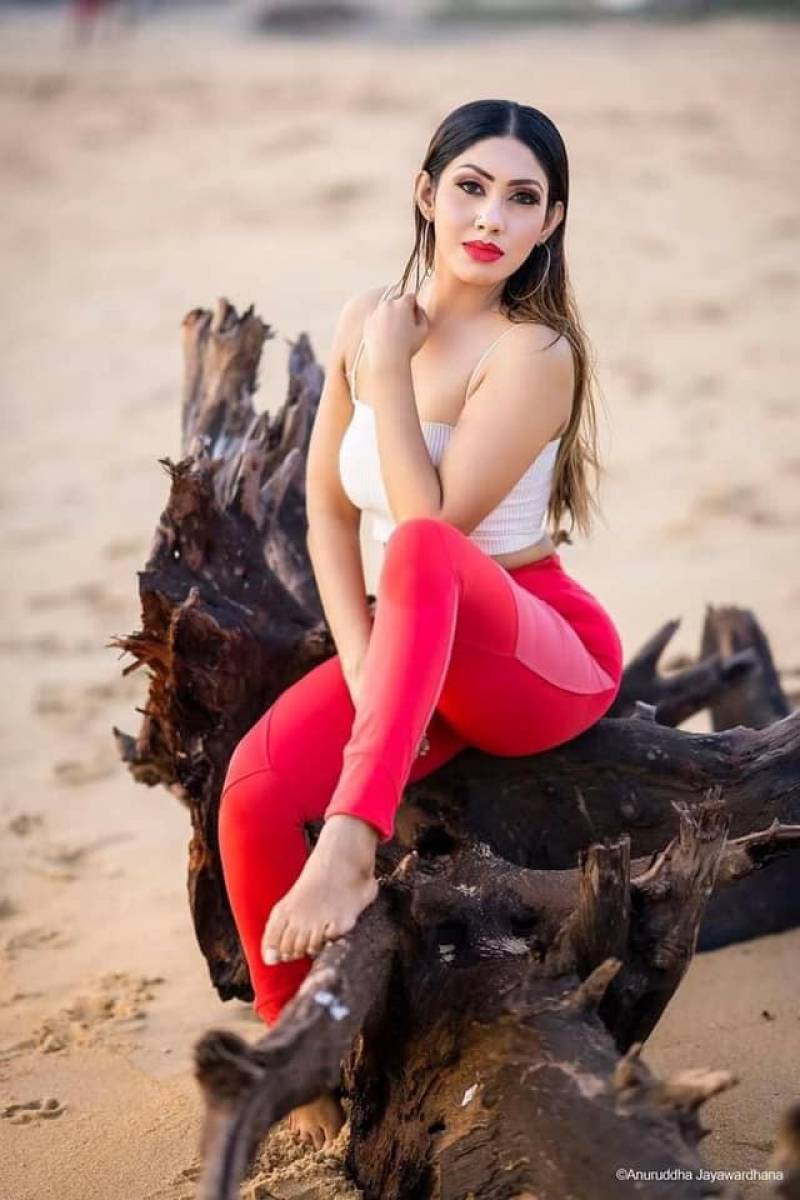 Nimasha Vandort Red Tights