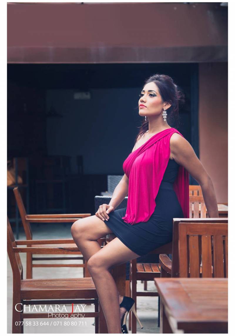 Lakmali Maladugala Flaunts Her Legs