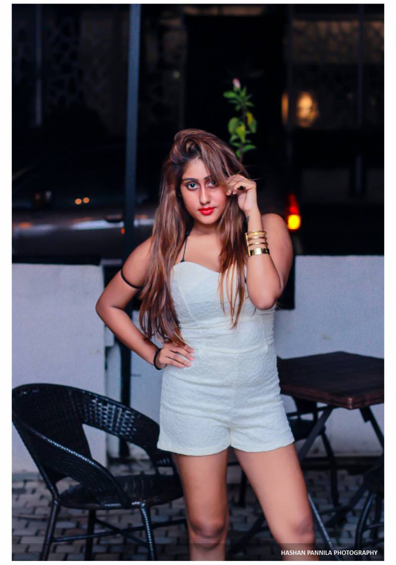 Kaushi Perera White Short Dress