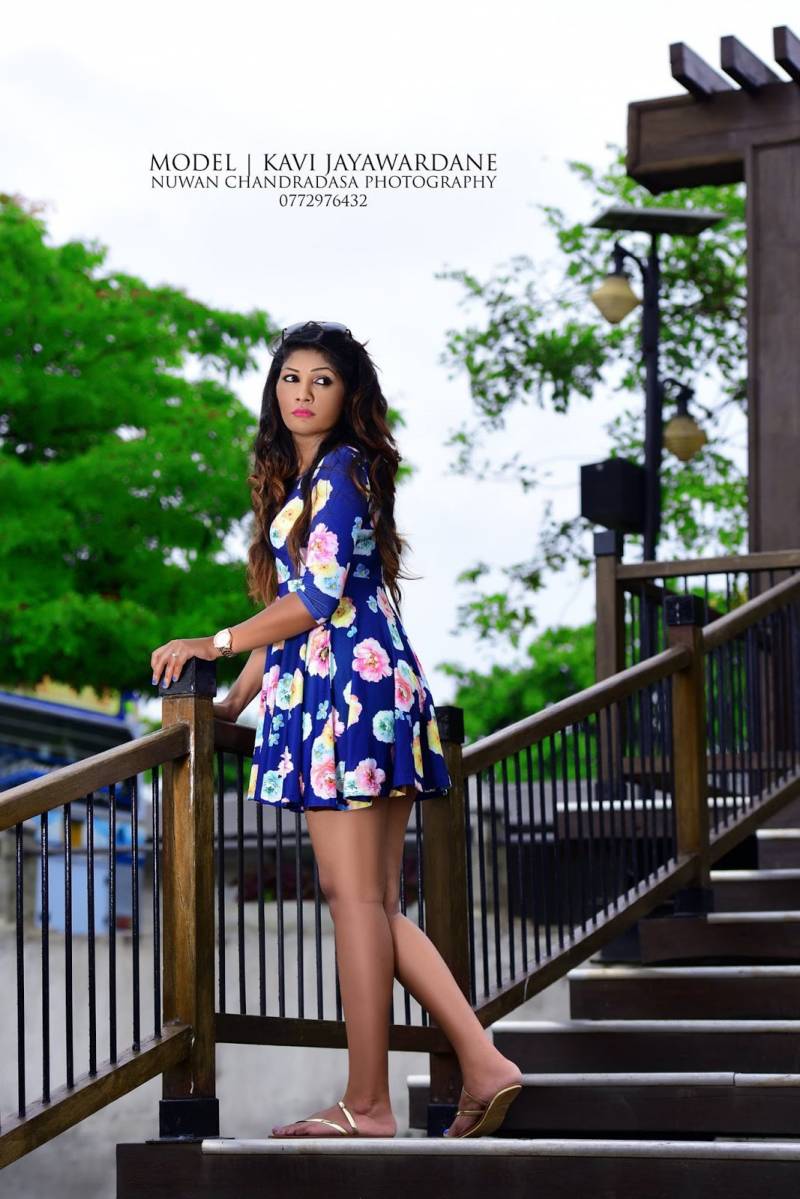 Kavi Jayawardane In Short Dress