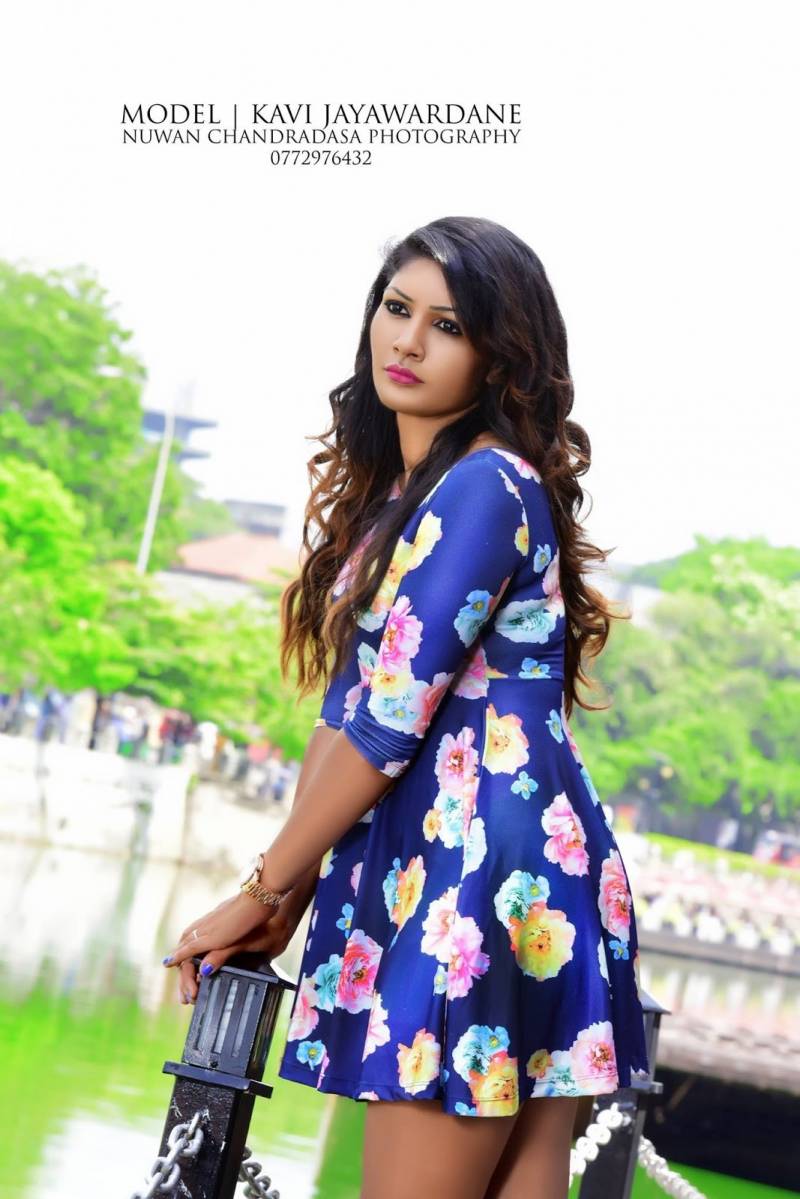 Kavi Jayawardane In Short Dress