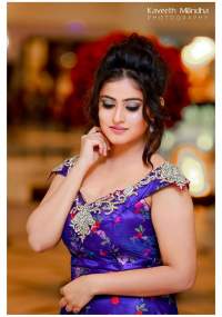 Maneesha Chanchala In Purple Mini Dress