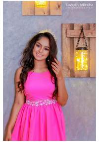 Geethma Bandara In Pink Dress