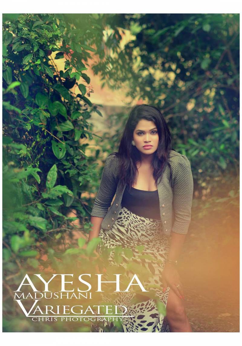 Ayesha Madushani In Black Skinny