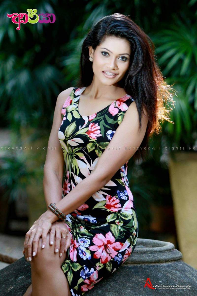 Chulakshi Ranathunga In Colorful Dress