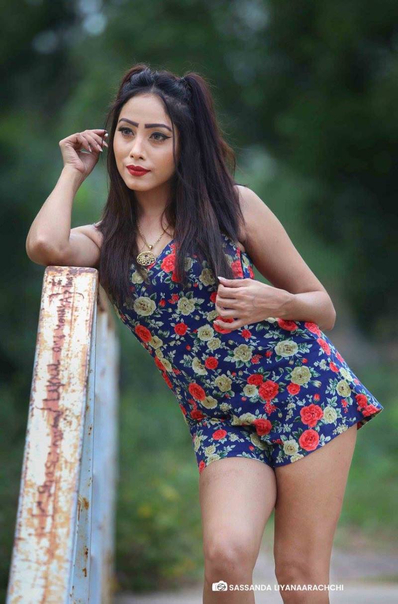 Piumi Srinayaka Flaunts Her Legs