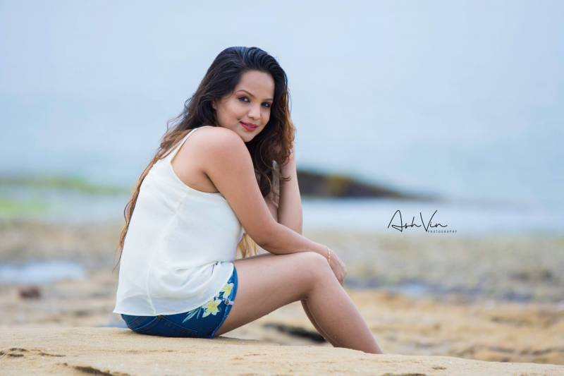 Sanalee Kaushalya Hot Beach Shorts