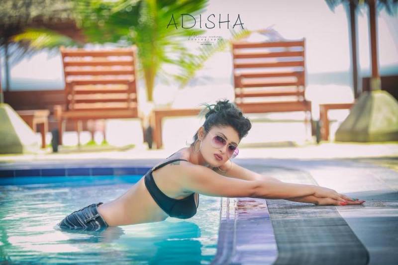 Adisha Shehani Poolside Photo Shoot