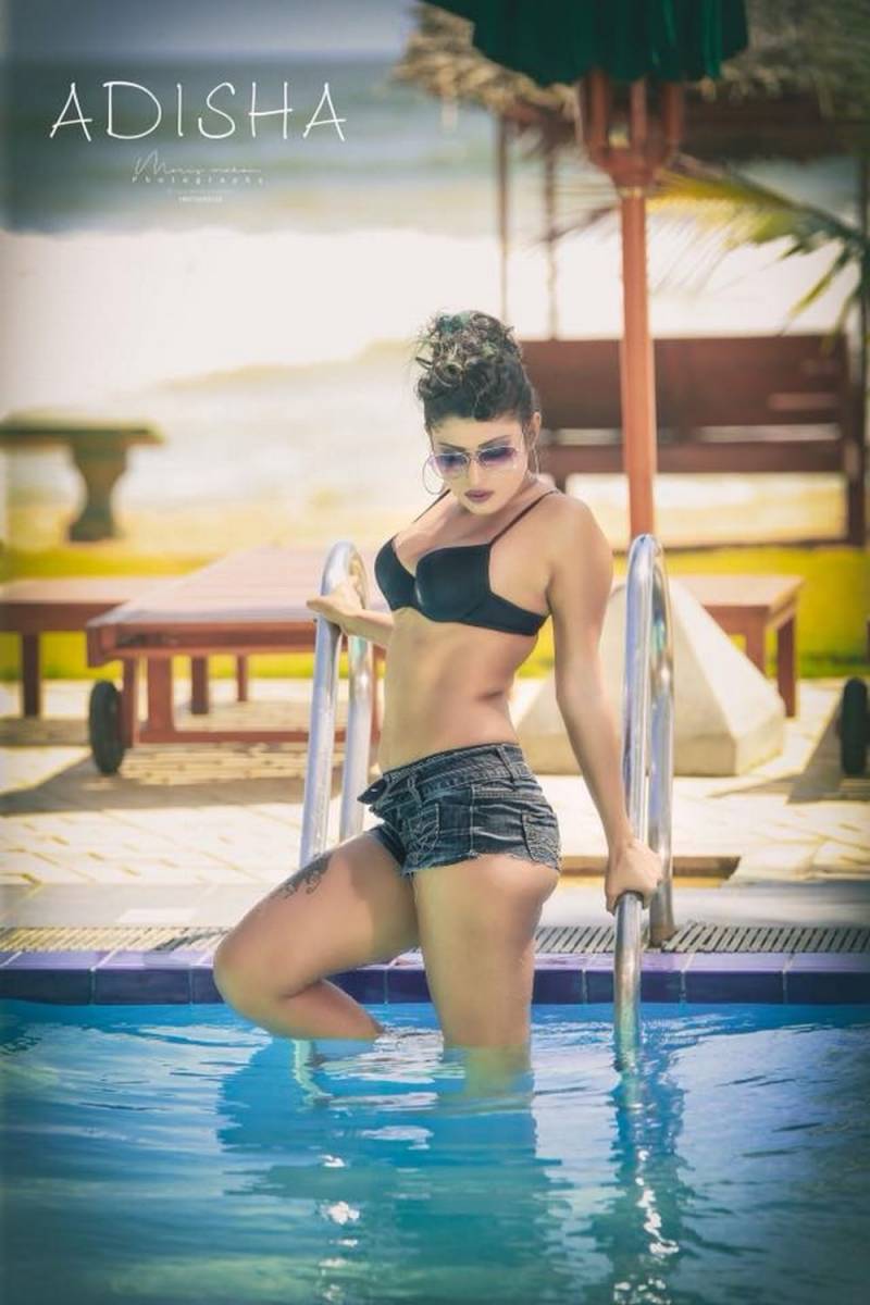 Adisha Shehani Poolside Photo Shoot