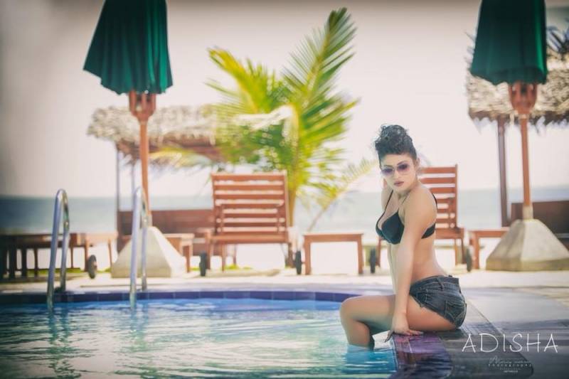 Adisha Shehani Poolside Photo Shoot