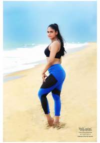 Nirodha Fernando Hot In Tight Yoga Pants