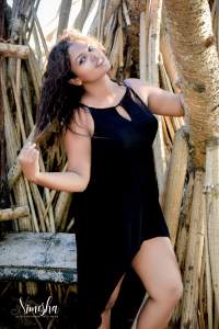 Nimesha Samaradiwakara Black Dress