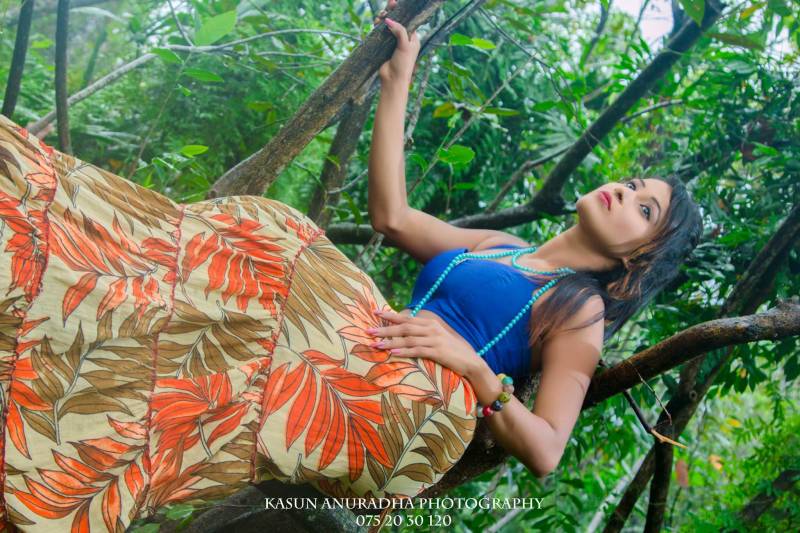 Adisha Shehani Hot Jungle Photoshoot