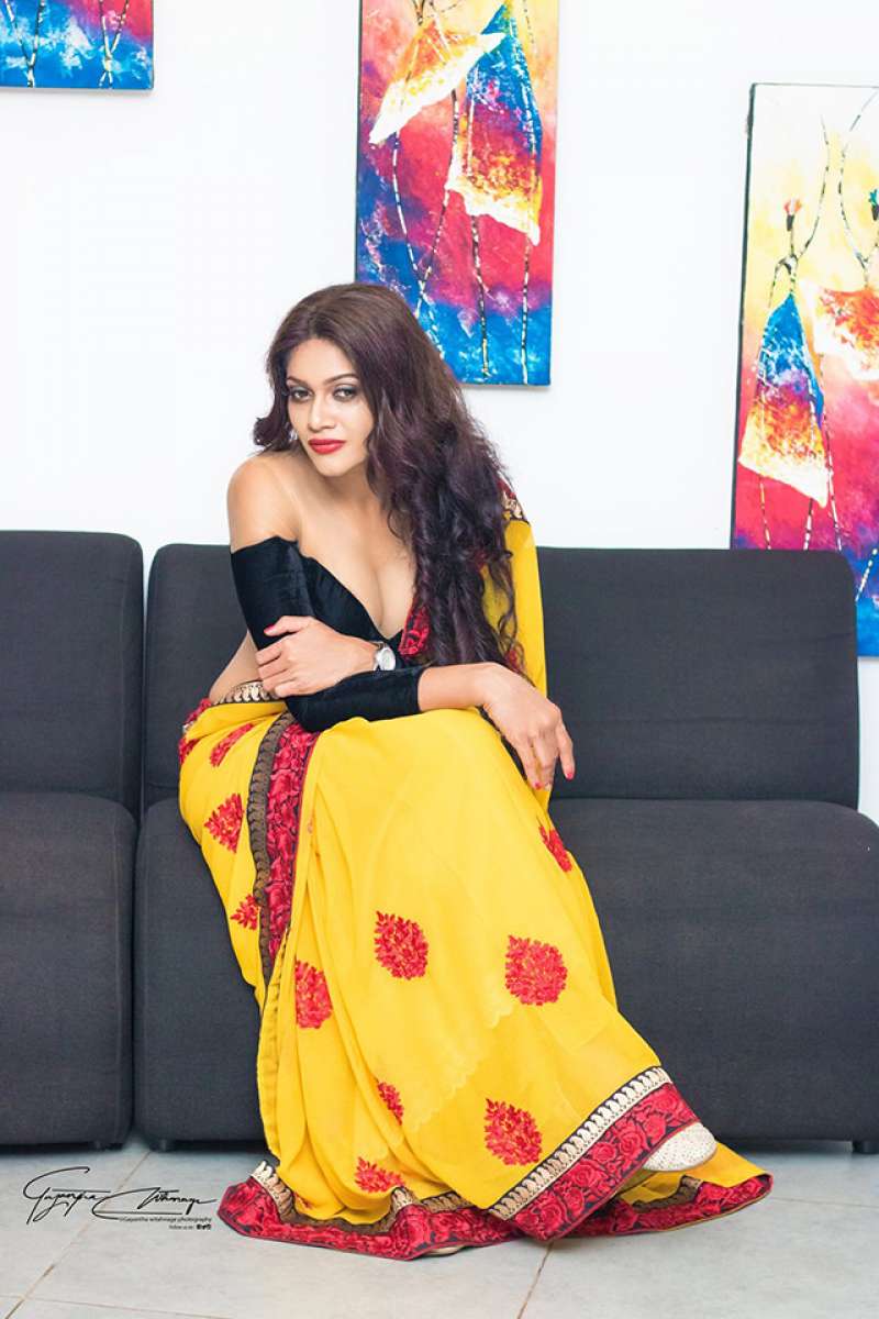 Chulakshi Ranathunga Saree Photos