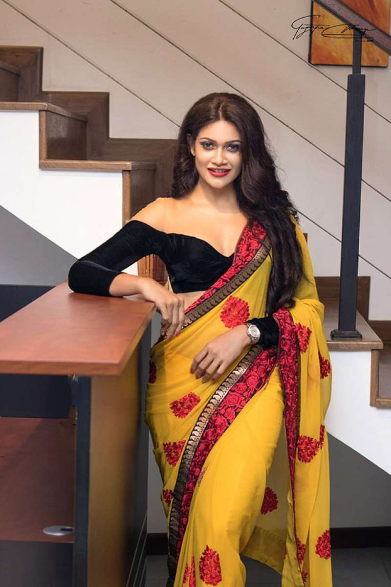 Chulakshi Ranathunga Saree Photos