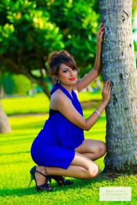 Disala Sasmini Samaraweera Blue Dress