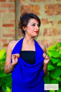 Disala Sasmini Samaraweera Blue Dress