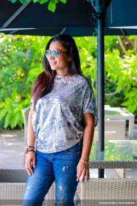 Srimali Fonseka Hot Ripped Jeans