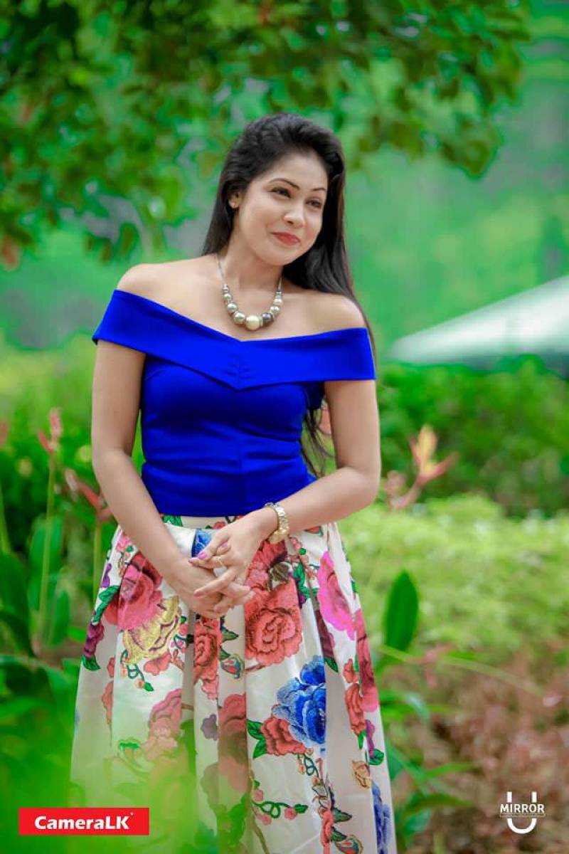 Rangi Rajapaksha Blue Top Shoot