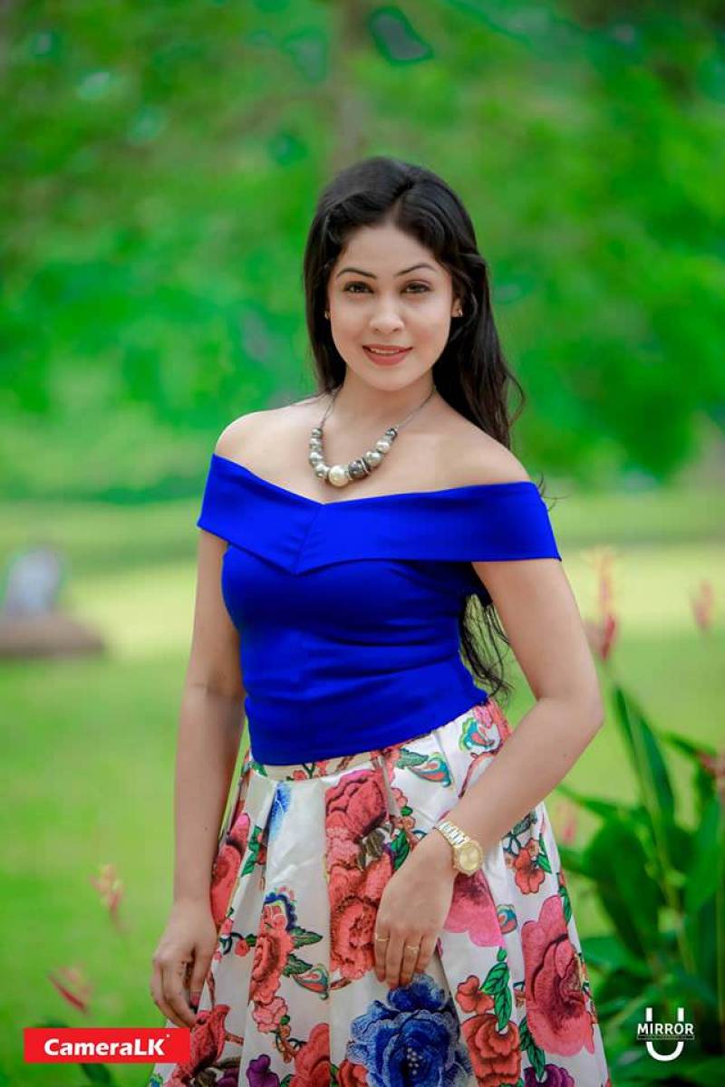 Rangi Rajapaksha Blue Top Shoot