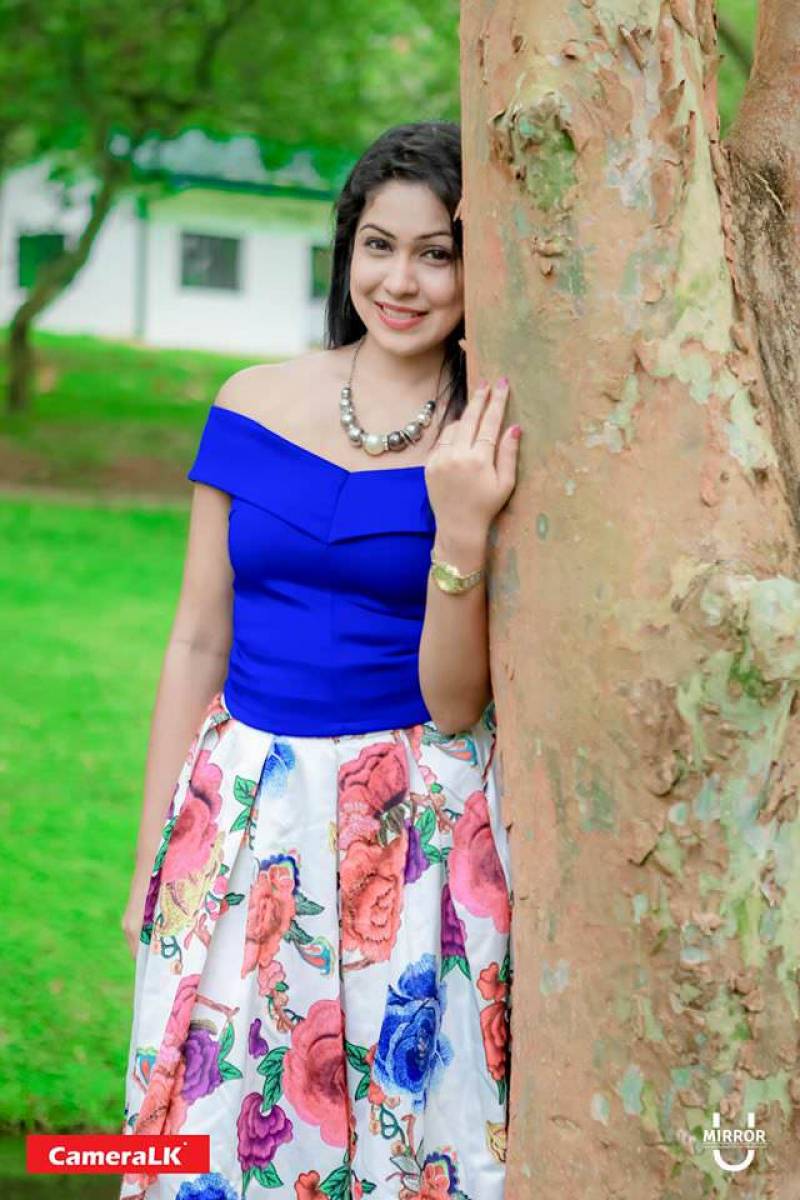 Rangi Rajapaksha Blue Top Shoot