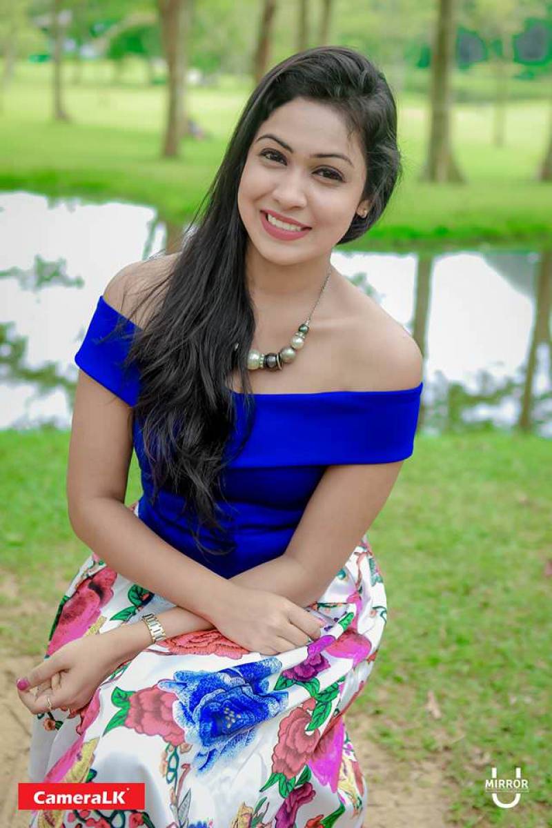 Rangi Rajapaksha Blue Top Shoot