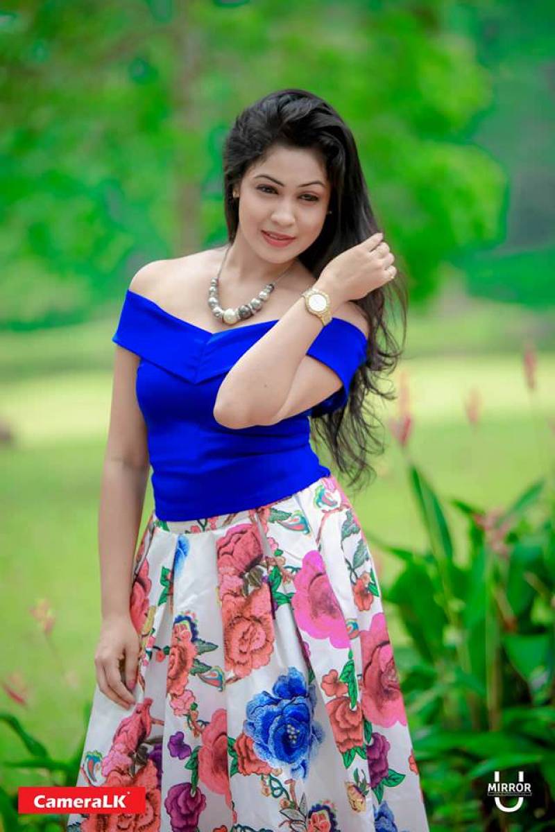 Rangi Rajapaksha Blue Top Shoot