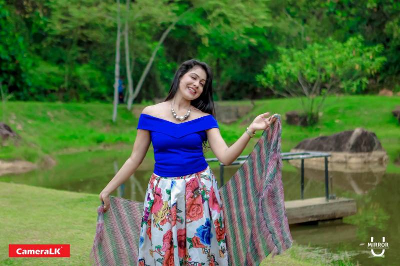 Rangi Rajapaksha Blue Top Shoot