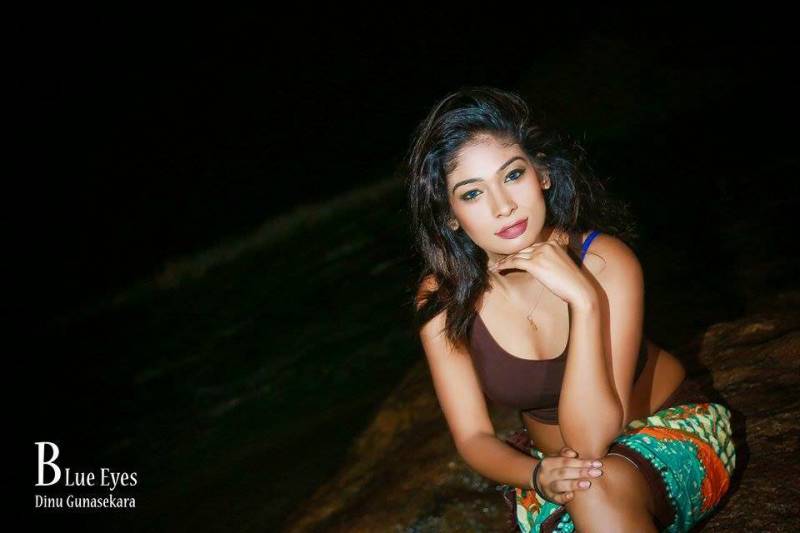 Dinusha Gunasekara Hot Beach Photoshoot