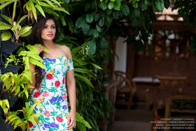 Chulakshi Ranathunga Floral Dress