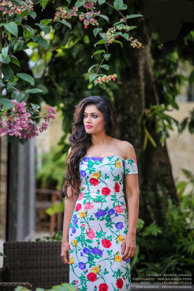 Chulakshi Ranathunga Floral Dress