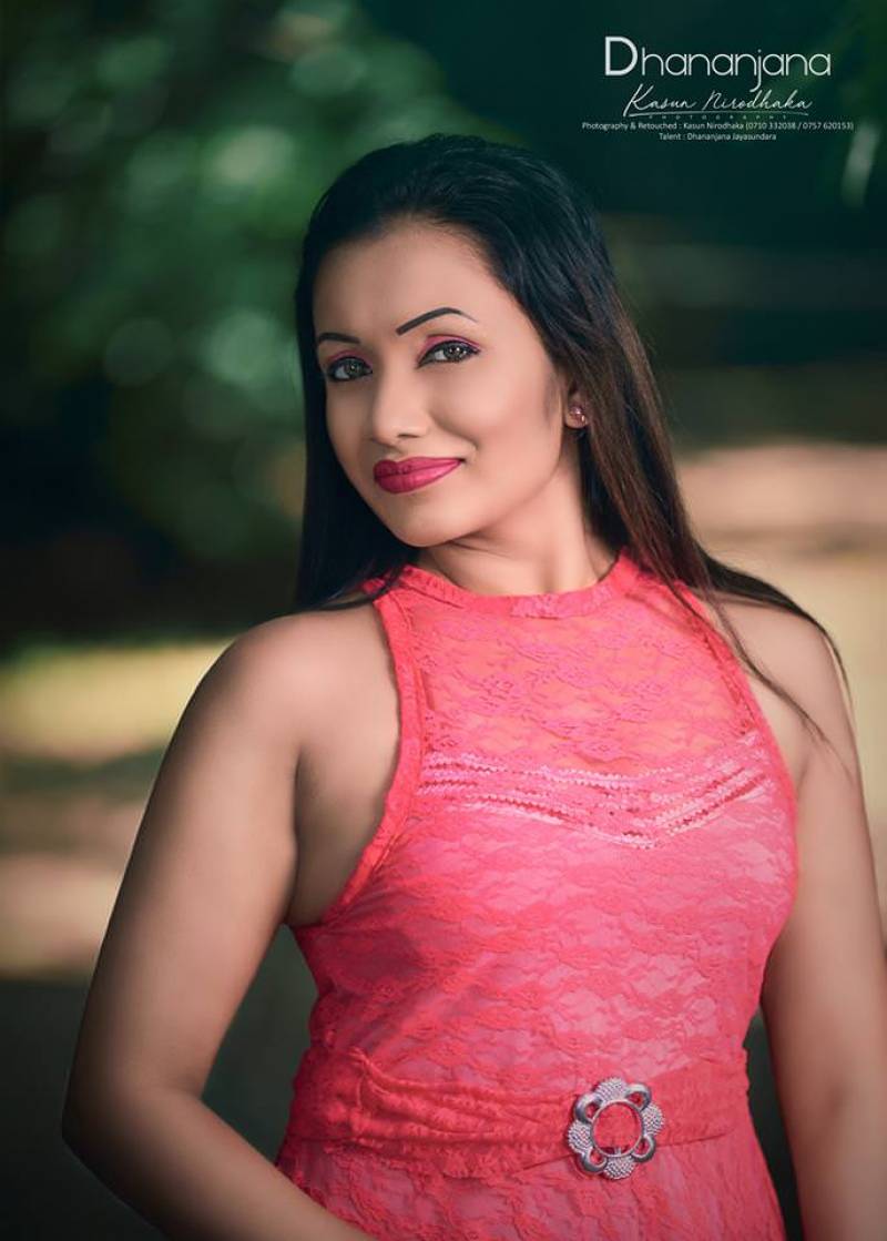 Dhananjana Jayasundara In Pink Dress