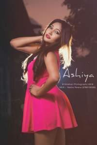 Ashiya Dissanayake In Pink Mini Dress