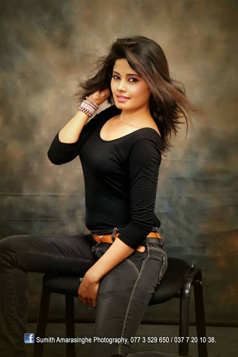 Geethika Rajapaksha Beauty In Black