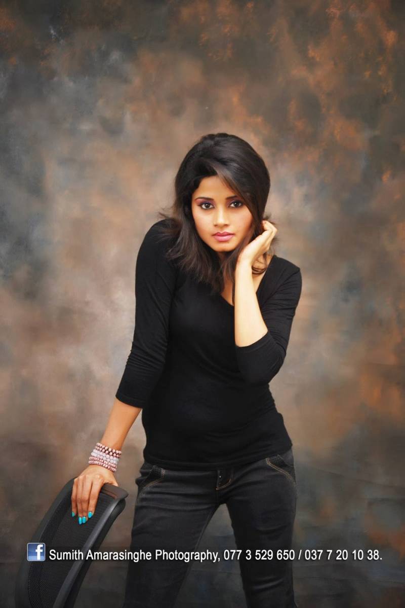 Geethika Rajapaksha Beauty In Black