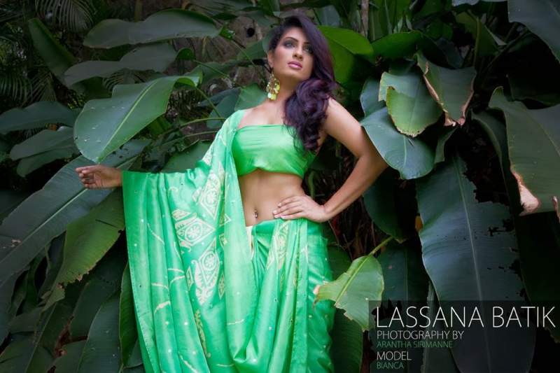 Bianca Pahathkumbura Saree Shoot