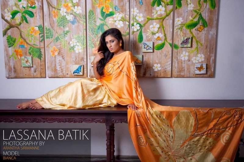 Bianca Pahathkumbura Saree Shoot