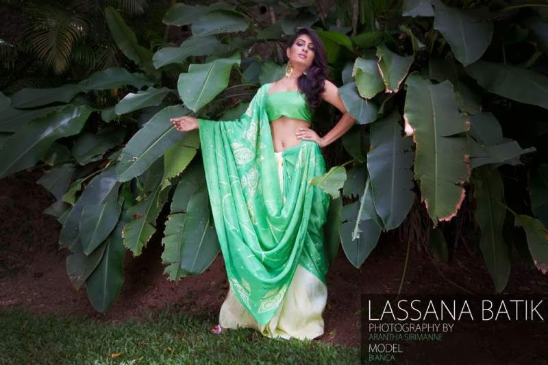 Bianca Pahathkumbura Saree Shoot