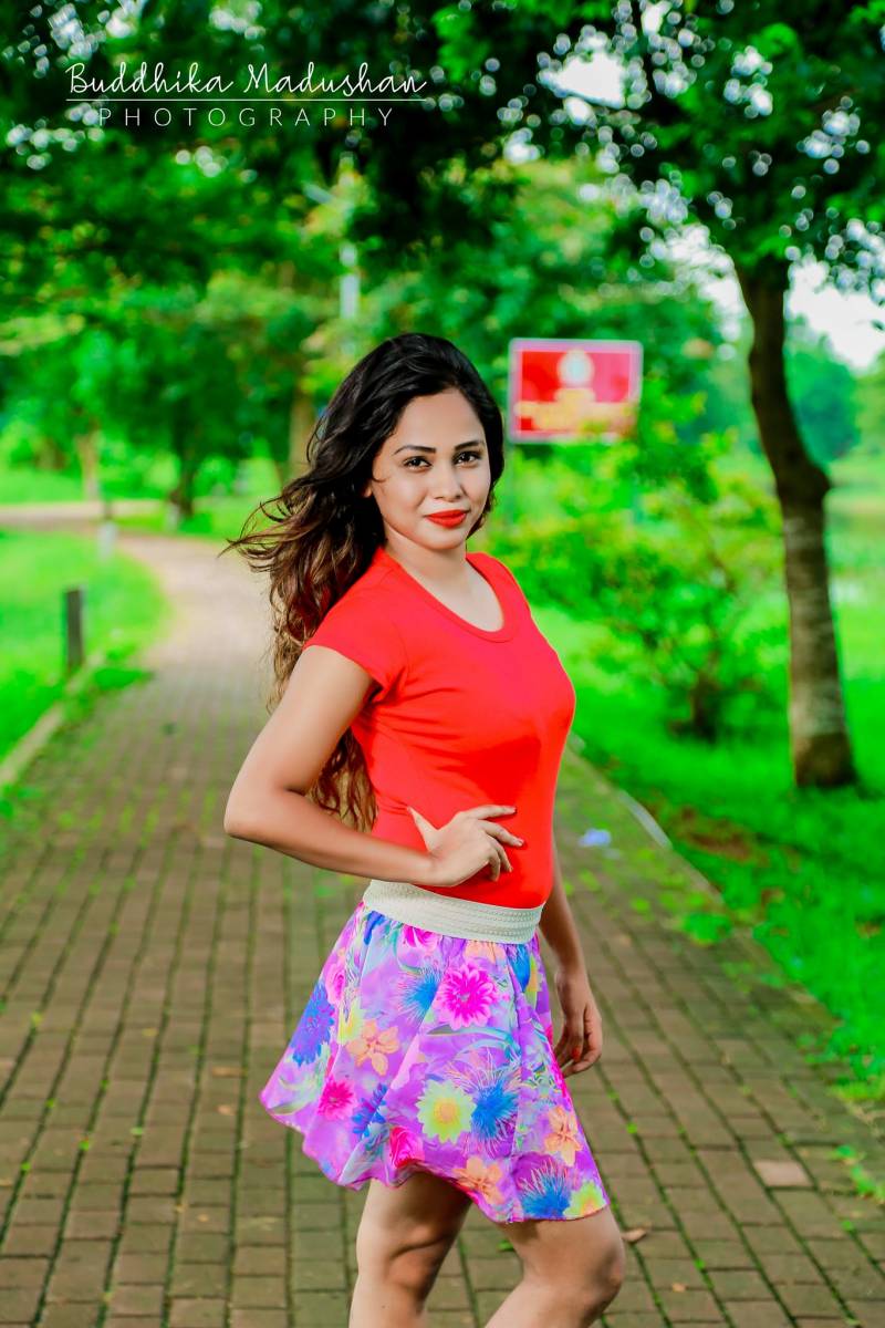 Hiruni Ishara In Short Dress