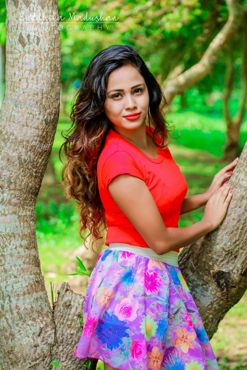 Hiruni Ishara In Short Dress