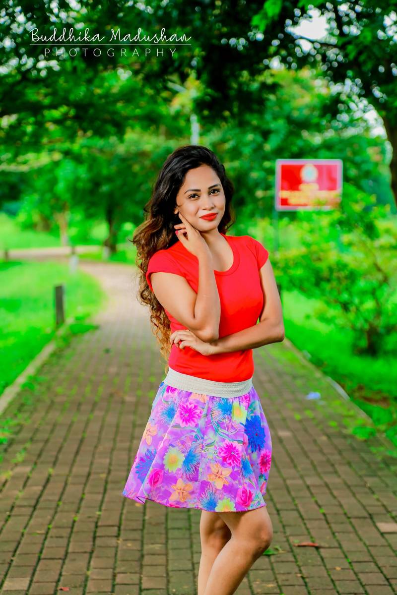 Hiruni Ishara In Short Dress