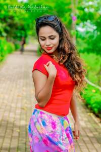 Hiruni Ishara In Short Dress