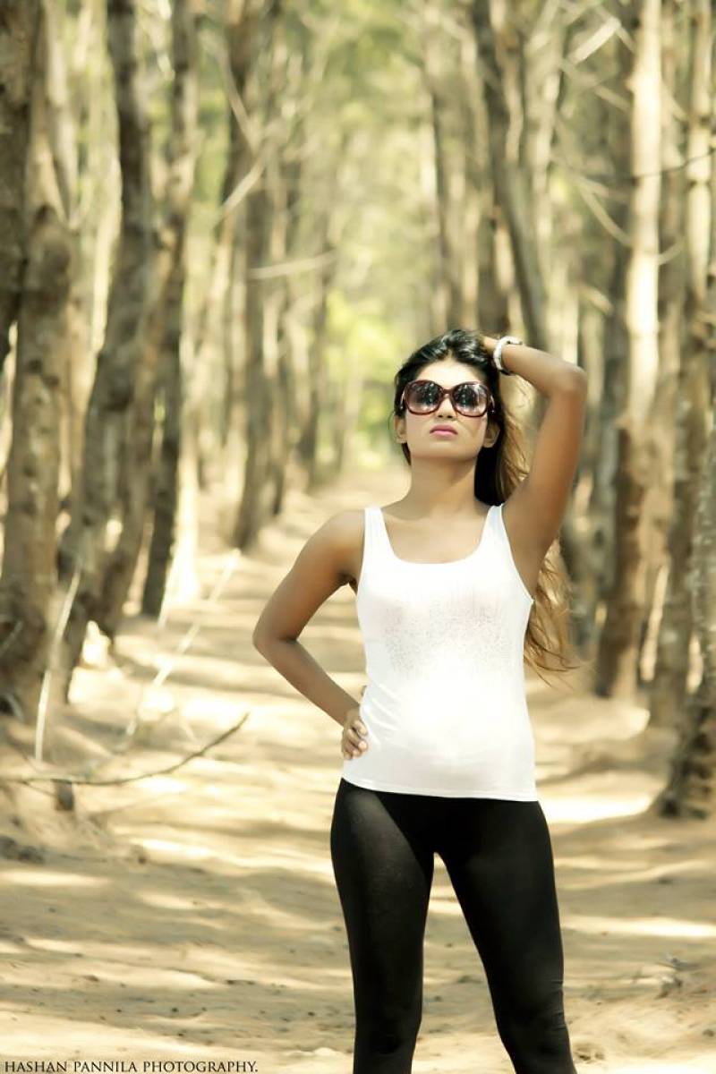 Isanka Ruwini Tight Pant Clicks