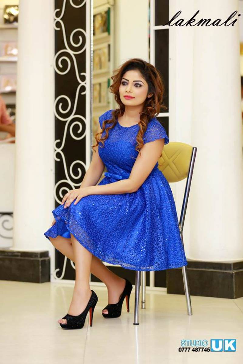 Lakmali S Perera Blue Dress