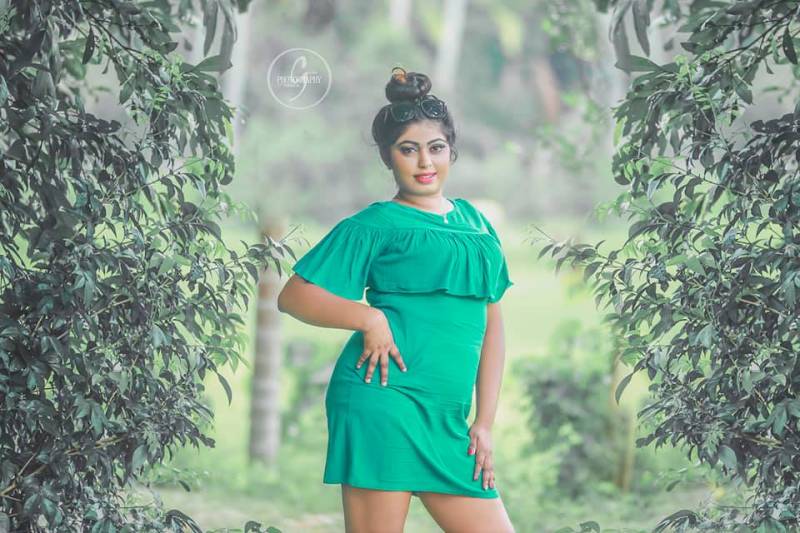 Nishi Rasnayaka In Green