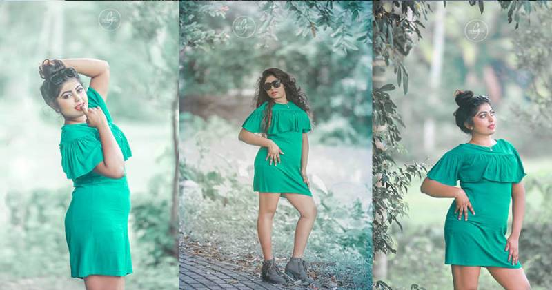 Nishi Rasnayaka In Green