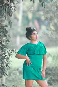 Nishi Rasnayaka In Green