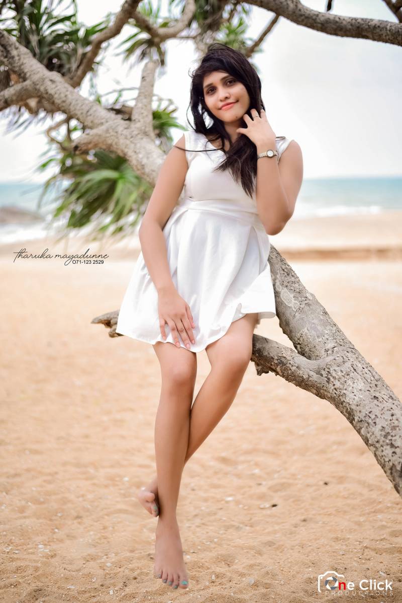 Madushi Ranasinghe White Dress